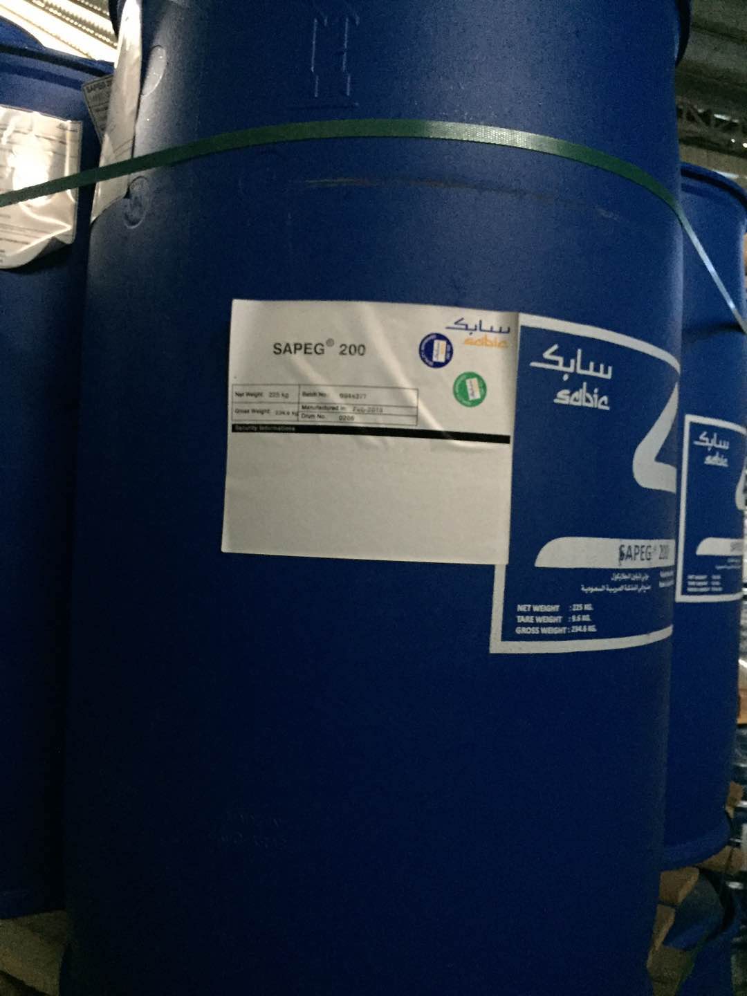 沙比克聚乙二醇PEG200 工业润湿剂