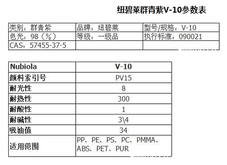 西班牙纽碧莱群青紫V-10