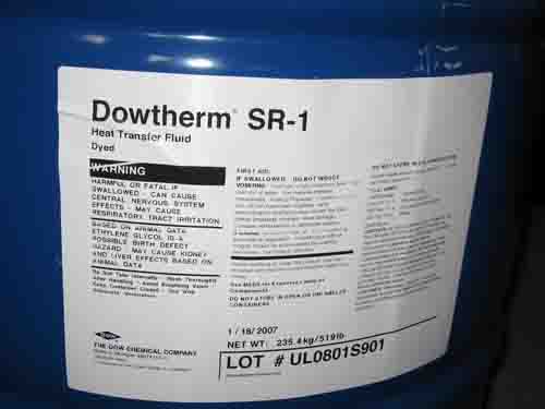 美国陶氏低温冷煤冷却液Dowtherm SR-1，乙烯乙二醇陶氏防冻液