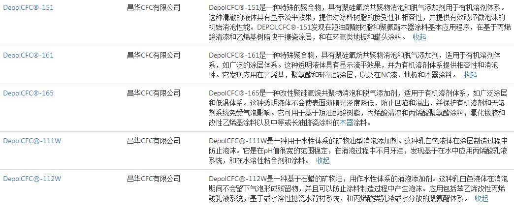 昌华CFC  聚硅氧烷共聚物消泡剂DepolCFC-151