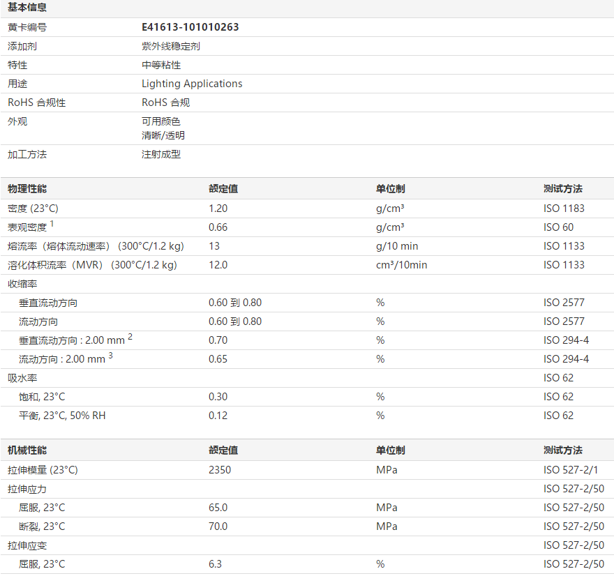  聚碳酸酯Makrolon LTG2623