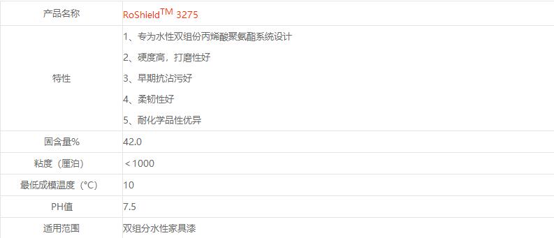 陶氏RoShieldTM 3275