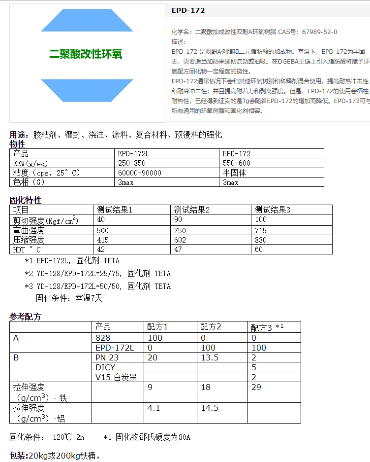 ADEKA 环氧树脂EPD-172