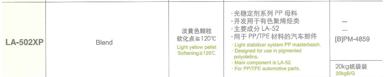 日本艾迪科LA-502XP