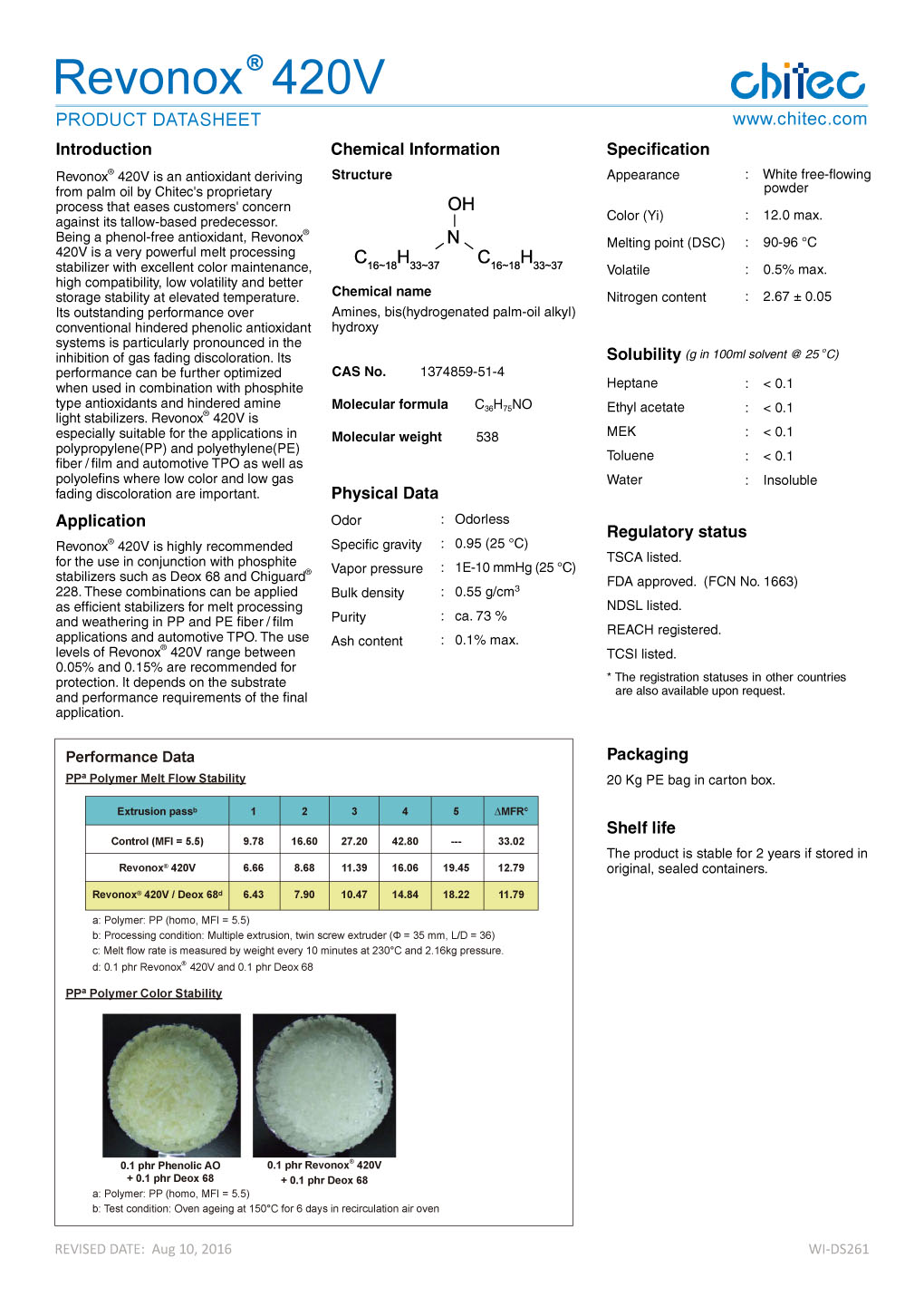 台湾奇钛Revonox 420V