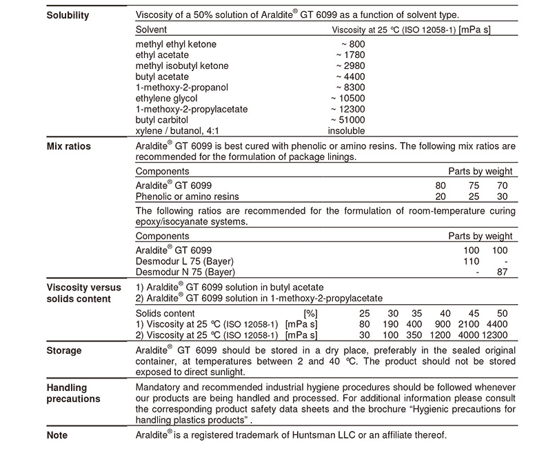 粉末涂料特种环氧树脂 Araldite GT 7225