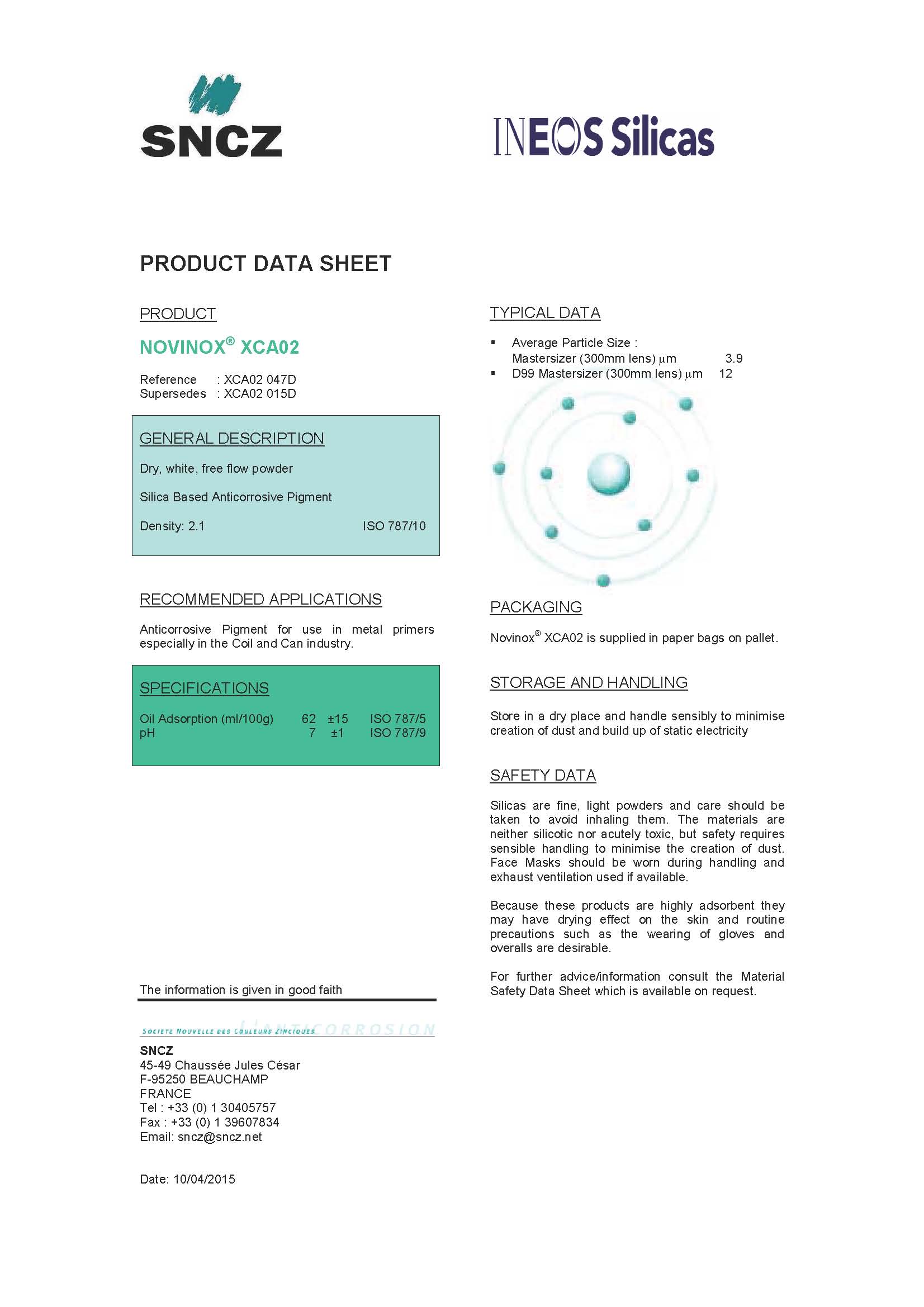 法国进口离子交换型防锈颜料XCA02